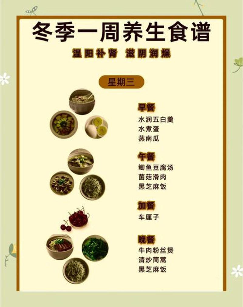 养生食谱：冬季进补新思路